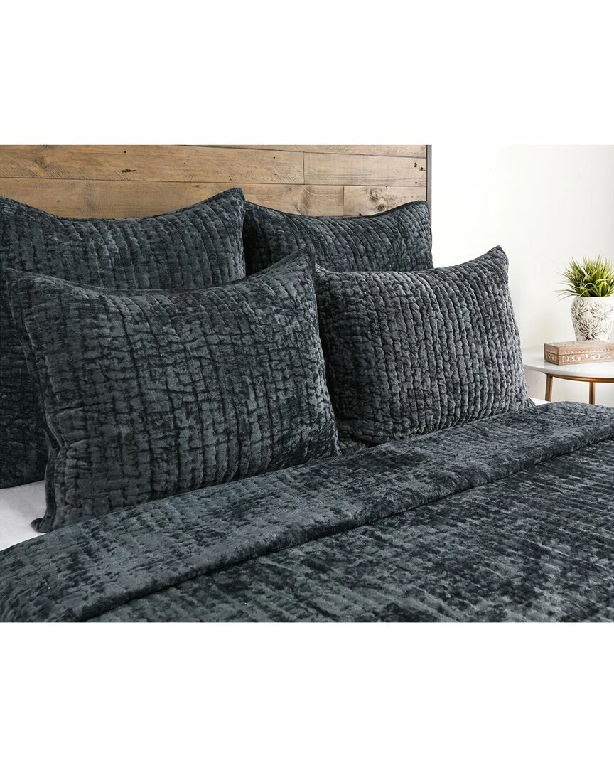 Kosas Home Dimitry Velvet Bay Sham Pillowcases & Shams 3 Kosas Home Dimitry Velvet Bay Sham Pillowcases & Shams - Image 2