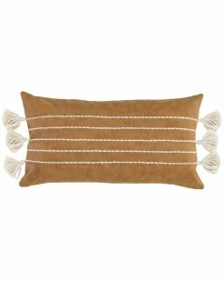 Kosas Home Gretchen Vegan Leather 14In X 26In Throw Pillow Decorative Pillows