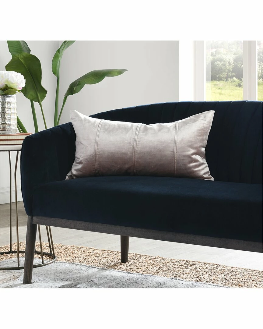 Kosas Home Kosas Home Viva Velvet Lumbar Pillow Rose Blush 14X26 Decorative Pillows 4 Kosas Home Kosas Home Viva Velvet Lumbar Pillow Rose Blush 14X26 Decorative Pillows - Image 2