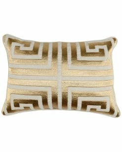 Kosas Home Cleo 14Inx 20In Metallic Throw Pillow Decorative Pillows