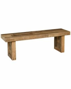 Kosas Home Norman Reclaimed Pine 55in Bench Accent Chairs