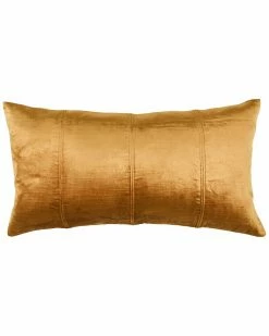 Kosas Home Kosas Home Viva Velvet Lumbar Pillow Golden Copper 14X26 Decorative Pillows