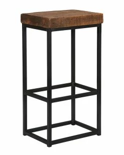 Kosas Home Porter Reclaimed Pine Barstool Dining Chairs & Stools