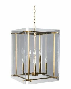 Kosas Home Lena 8-Light Iron And Acrylic Chandelier Ceiling Lighting