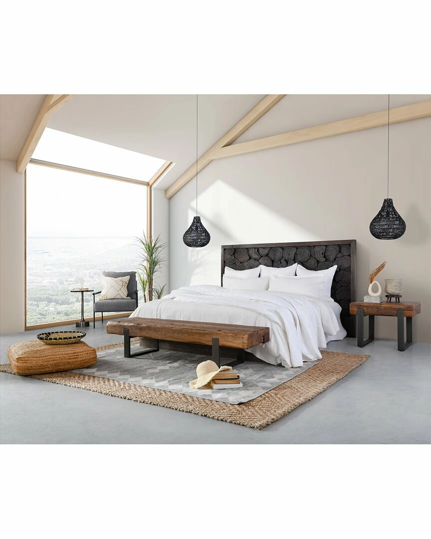 Kosas Home Quaid Woven Rattan Pendant Ceiling Lighting 4 Kosas Home Quaid Woven Rattan Pendant Ceiling Lighting - Image 2