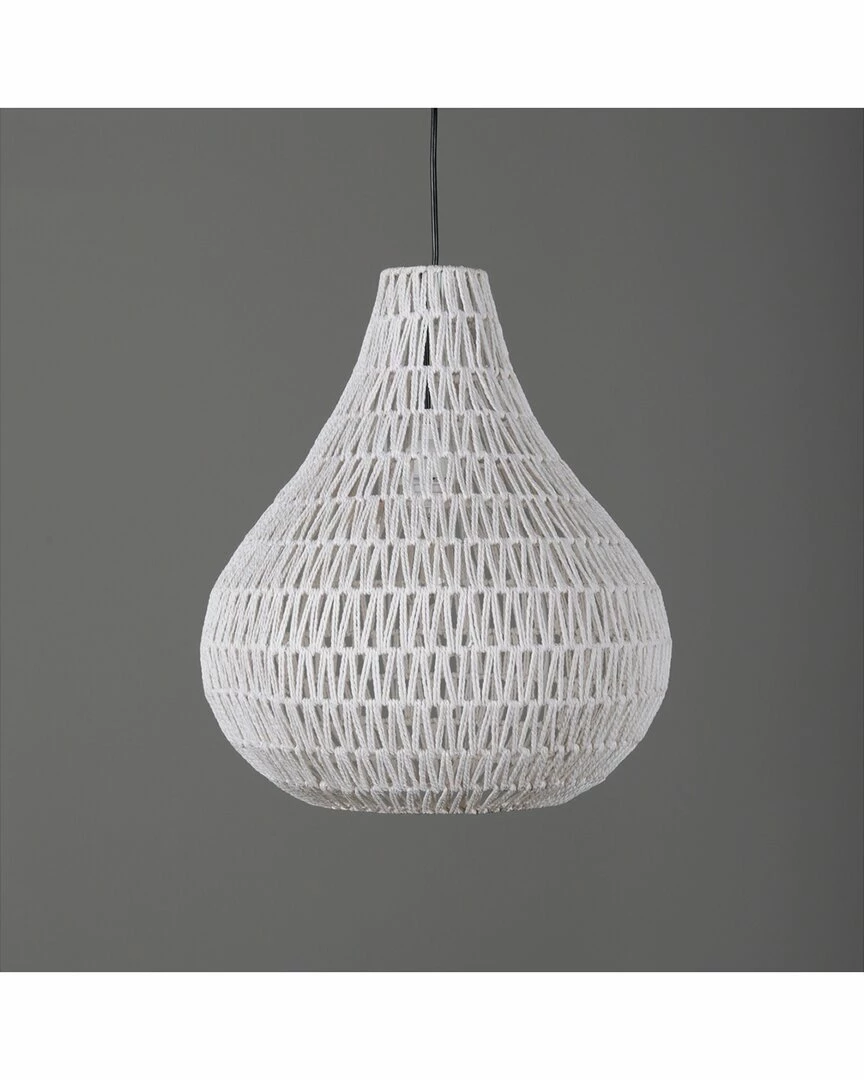 Kosas Home Quaid Woven Rattan Pendant Ceiling Lighting 4 Kosas Home Quaid Woven Rattan Pendant Ceiling Lighting - Image 2