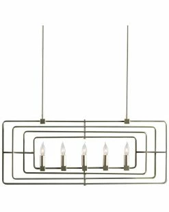 Kosas Home Ciara 5-Light Rectangle Chandelier Ceiling Lighting