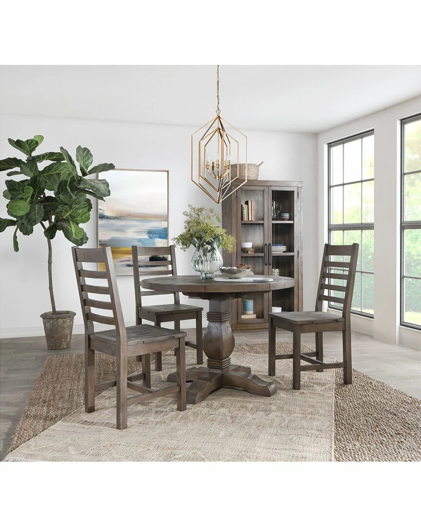 Classic Home By Kosas Home Quincy Reclaimed Pine Dining Chair Accent Chairs 4 Classic Home By Kosas Home Quincy Reclaimed Pine Dining Chair Accent Chairs - Image 2