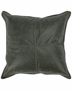 Kosas Home Cheyenne 100% Leather 22In Throw Pillow Decorative Pillows