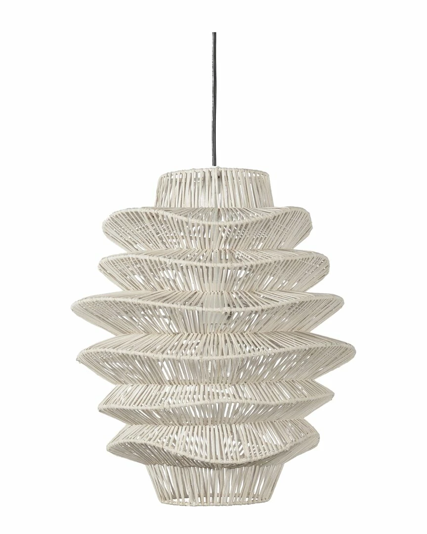 Kosas Home Barlow 1-Light Rattan Woven Pendant Ceiling Lighting 3 Kosas Home Barlow 1-Light Rattan Woven Pendant Ceiling Lighting
