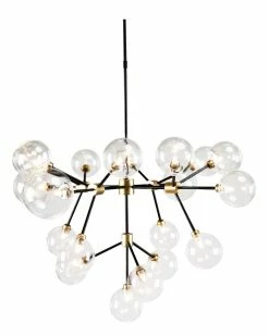 Kosas Home Timothy 20-Light Iron And Glass Chandelier Ceiling Lighting -Kosas Home shop 3050624147 RLLZ 2