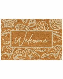 Kosas Home Seashells Coir Doormat Doormats