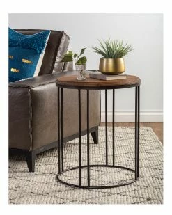 Classic Home By Kosas Home Baron Reclaimed Pine End Table Coffee Tables -Kosas Home shop 3050712116 RLLZ 3