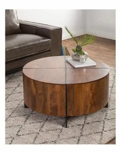 Kosas Home Raymond Round Coffee Table Coffee Tables -Kosas Home shop 3050712119 RLLZ 3