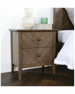 Kosas Home Bowen Reclaimed Pine 2 Drawer Nightstand Dressers & Armoires -Kosas Home shop 3050712128 RLLZ 3
