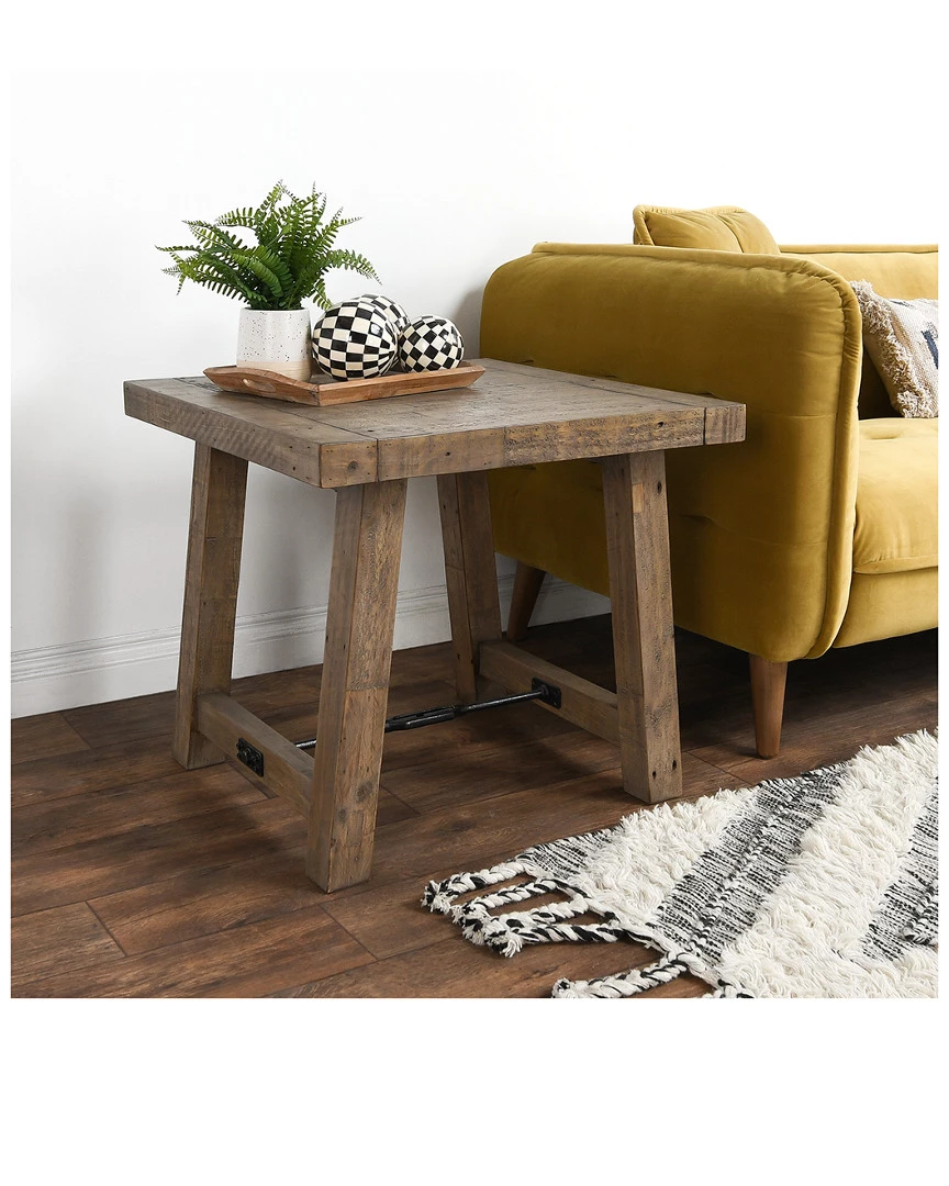 Kosas Home Tuscany Reclaimed Pine End Table Coffee Tables 6 Kosas Home Tuscany Reclaimed Pine End Table Coffee Tables - Image 4
