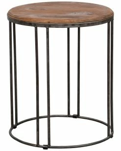 Kosas Home Baron Reclaimed Pine End Table End & Side Tables