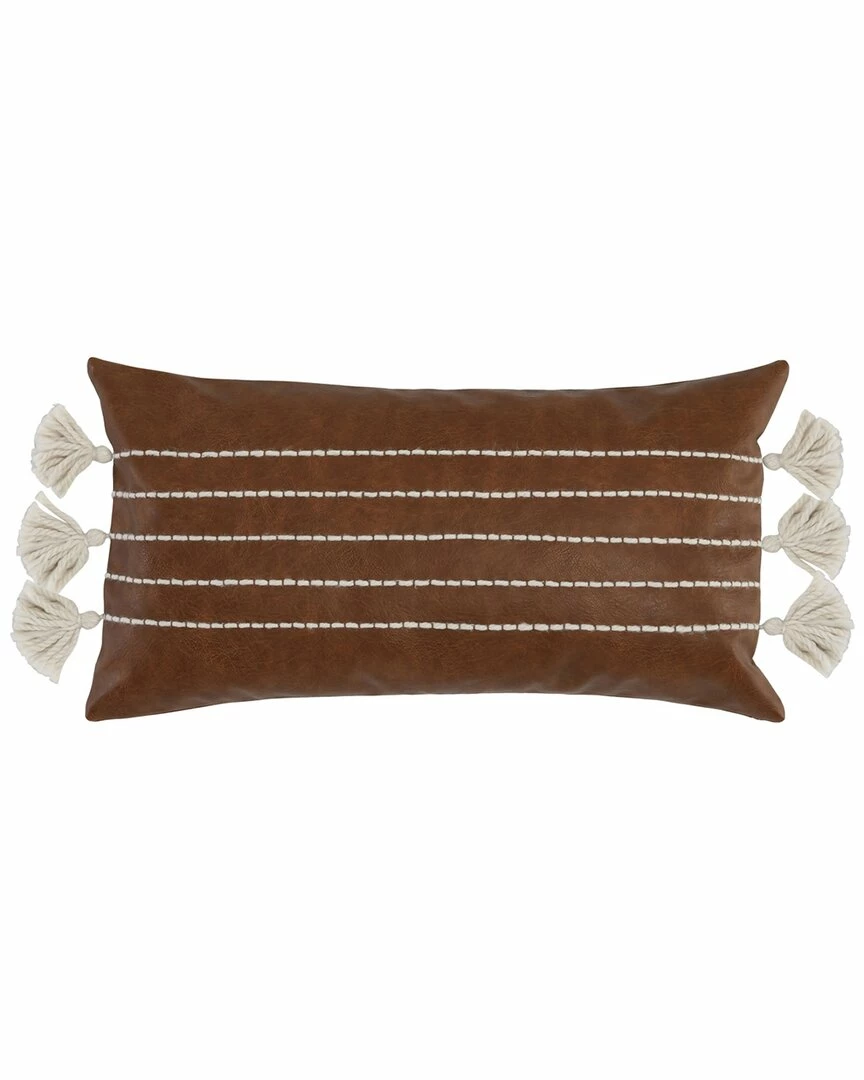 Kosas Home Gretchen Vegan Leather 14In X 26In Throw Pillow Decorative Pillows 3 Kosas Home Gretchen Vegan Leather 14In X 26In Throw Pillow Decorative Pillows