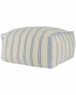Kosas Home Demi 24In Wide Square Natural Pouf By Kosas Home Ottomans & Poufs