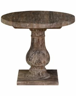 Kosas Home Carolina Reclaimed Pine Round End Table End & Side Tables